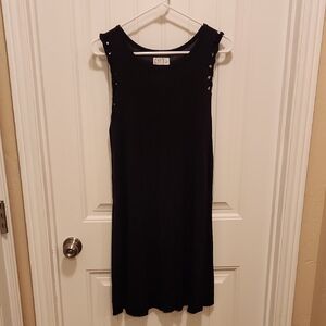 Elegant Black Sleeveless Dress